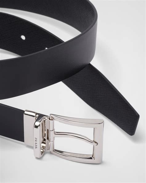 prada saffiano belt